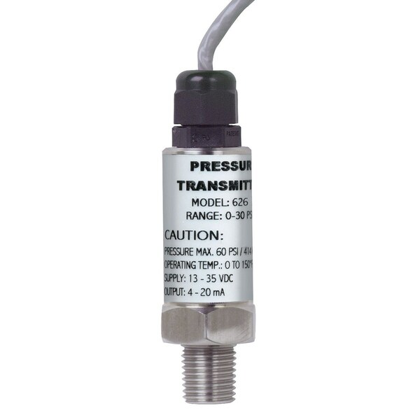 Differential pressure transmitter, range 0-250 Pa, with NEMA 4X housing.
